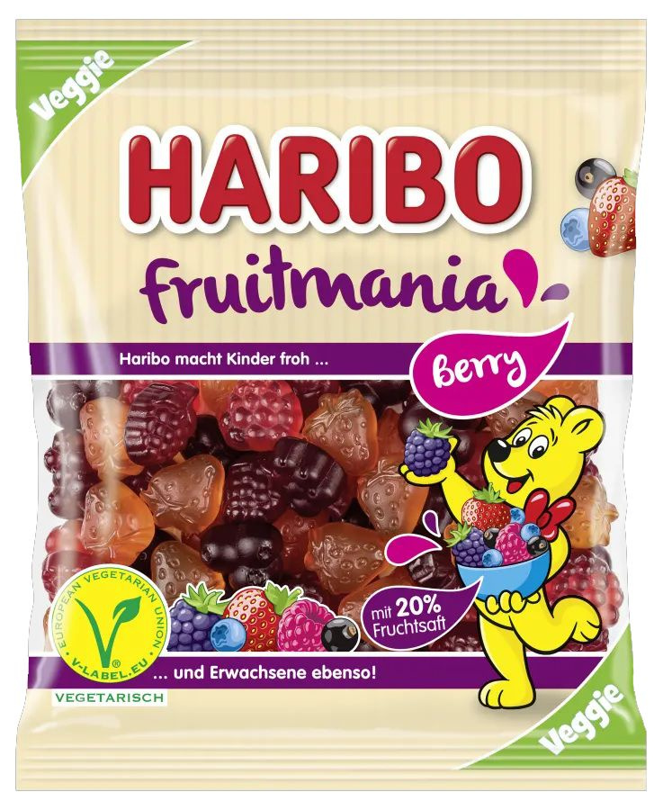 Мармелад жевательный HARIBO Харибо Ягодная Фруктомания 160 г  #1