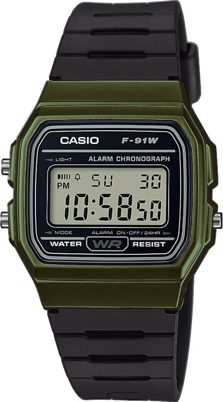 Японские наручные часы Casio F-91WM-3A с гарантией #1