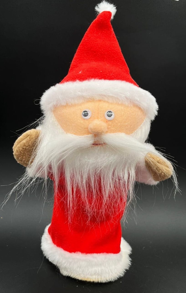 Кукла перчатка на руку Дед мороз, для кукольного театра Бибабо  #1