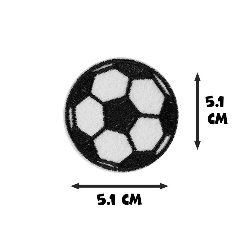 ТЕРМОАППЛИКАЦИЯ НА ОДЕЖДУ "ФУТБОЛЬНЫЙ МЯЧИК", 5,1х5,1 см #1