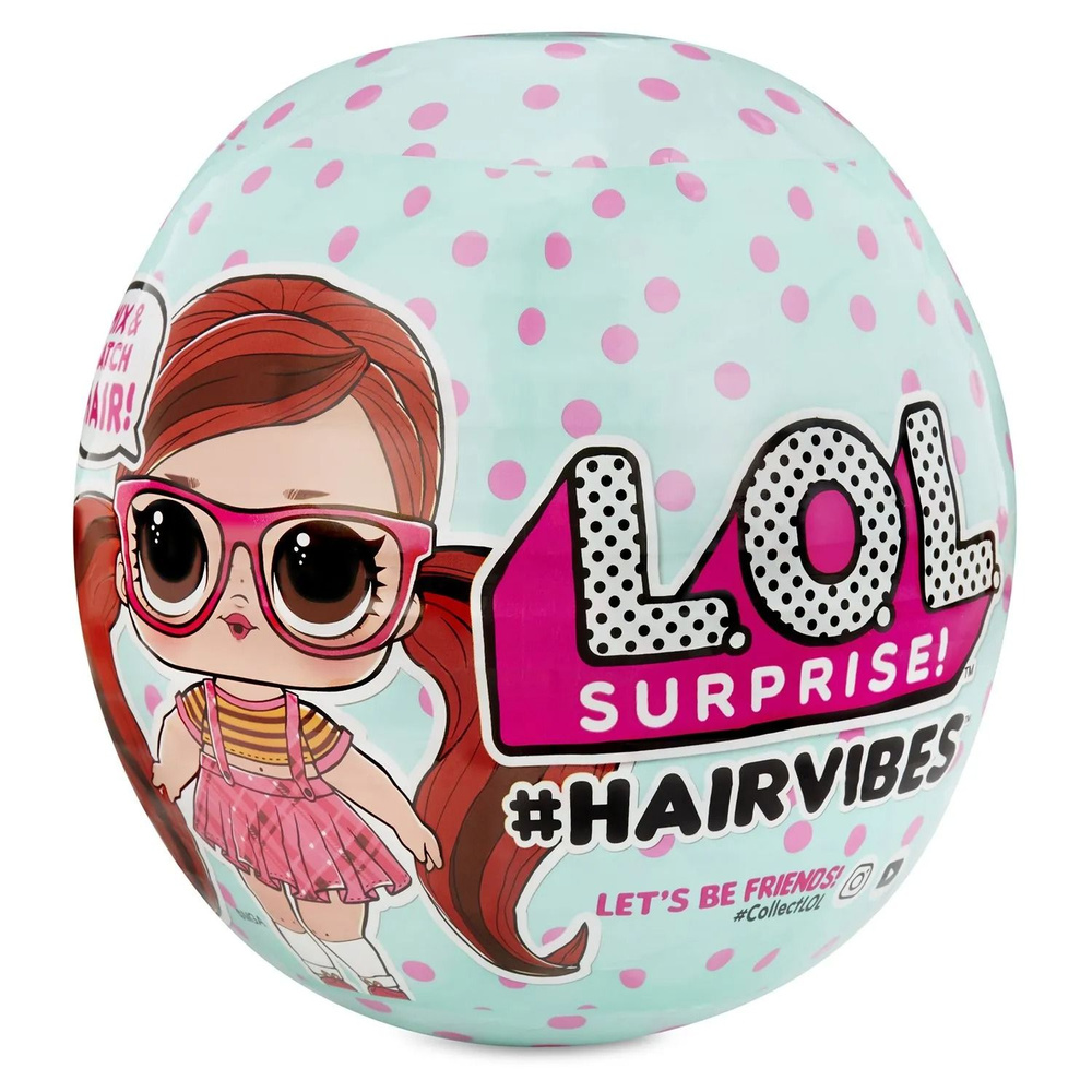 Кукла-сюрприз L.O.L. Surprise! Hairvibes Dolls / кукла ЛОЛ Хэирвибес со сменными прическами  #1