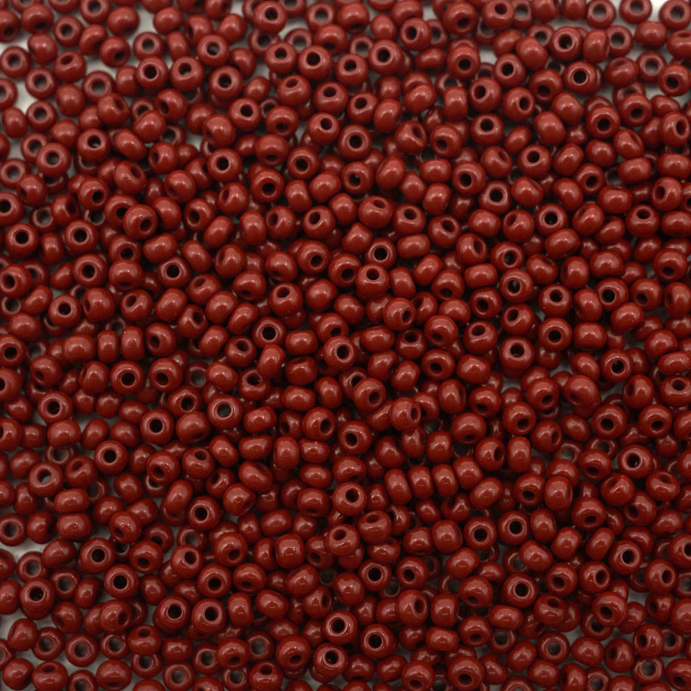 Бисер Preciosa непрозрачный 10/0, 20 гр, цвет № 93300, бисер чешский для рукоделия плетения вышивания #1