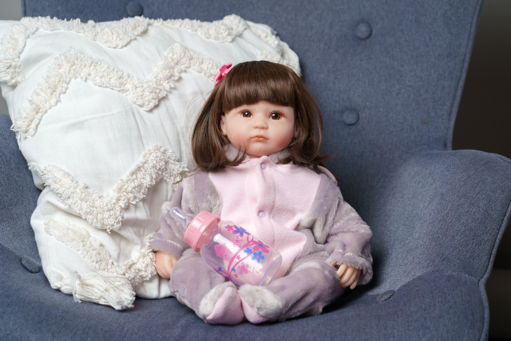 Мягконабивная кукла Реборн девочка Зара, игрушка Reborn 42 см  #1