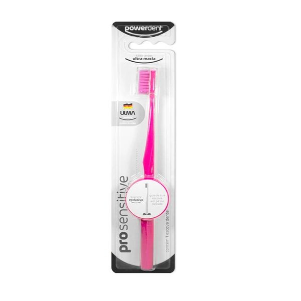 Powerdent Зубная щетка ортодонтическая, розовая / Зубная щетка для брекетов  #1
