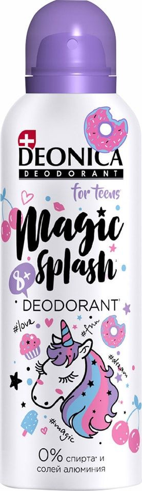Дезодорант Deonica For teens Magic Splash 125мл х 2шт #1