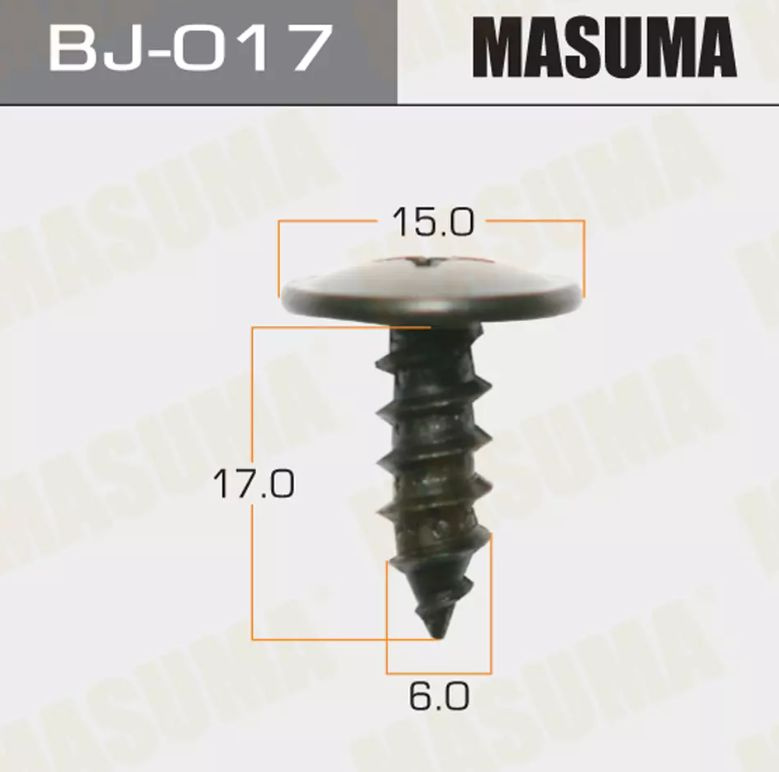 Masuma Саморез 6 x 17 мм 10 шт. #1