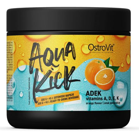 Витаминно-минеральный комплекс АДЕК OstroVit Aqua Kick ADEK, 300 г., Апельсин  #1