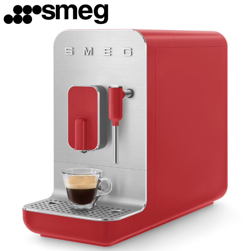 Кофемашина SMEG BCC02RDMEU / мощность 1350 Вт / стиль 50-х г. г. / красный матовый  #1