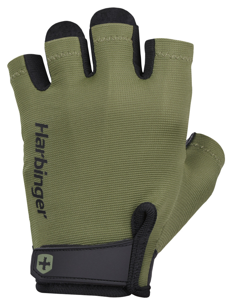 Перчатки Harbinger Power 2.0, зеленые, унисекс, M #1