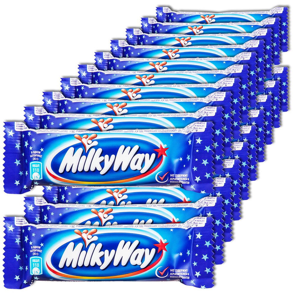 Шоколадный батончик MilkyWay (Милки вей), 26 г, 20 шт. #1