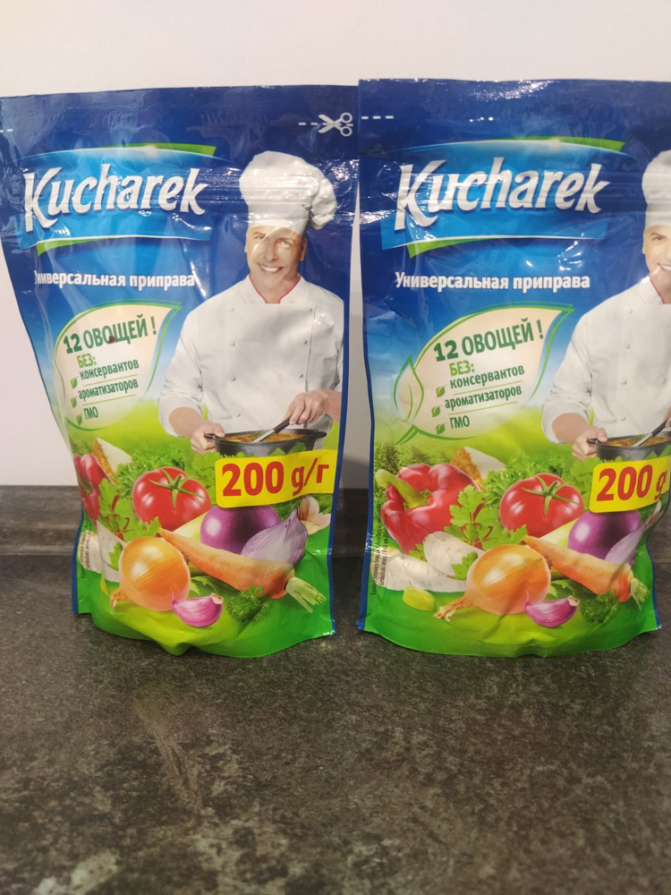 Приправа Кухарек универсальная 12 овощей, Kucharek 200гр.*2шт. #1