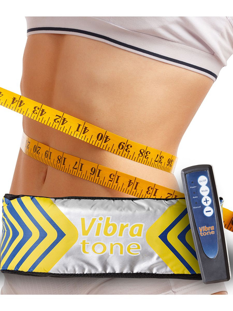 Массажный пояс для похудения Vibra Tone / Вибромассажный / Электромассажер  #1