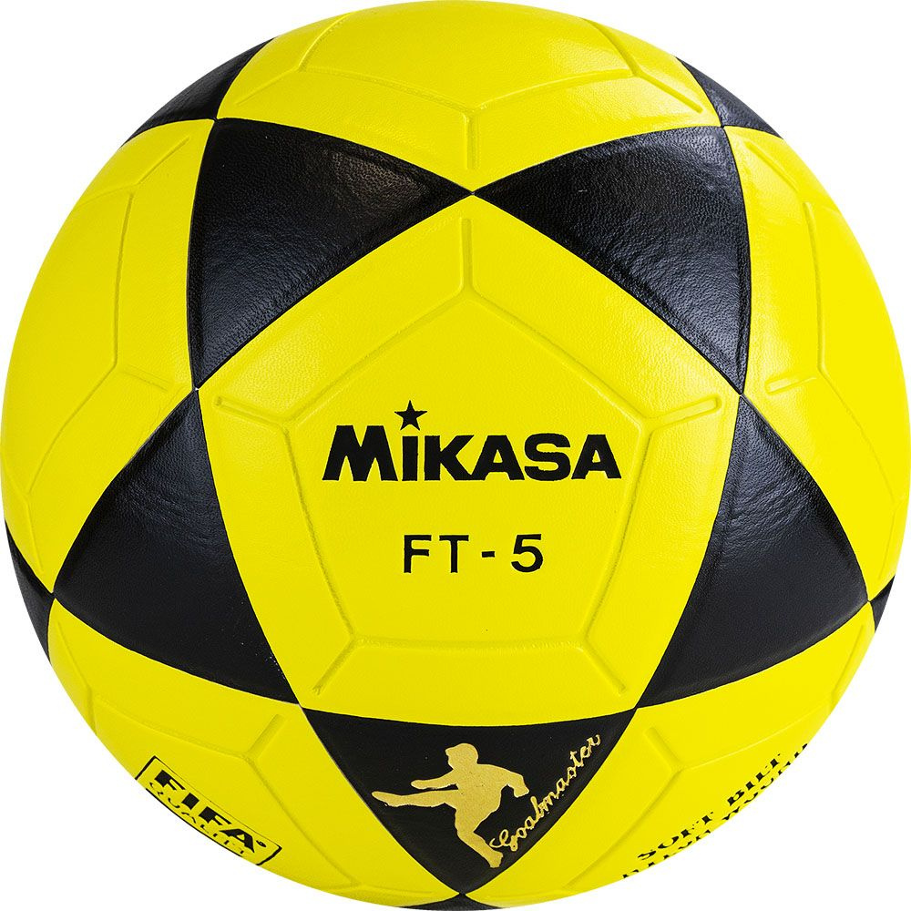 Мяч для футбола MIKASA FT5 FQ-BKY размер 5, FIFA Quality, желто-черный #1