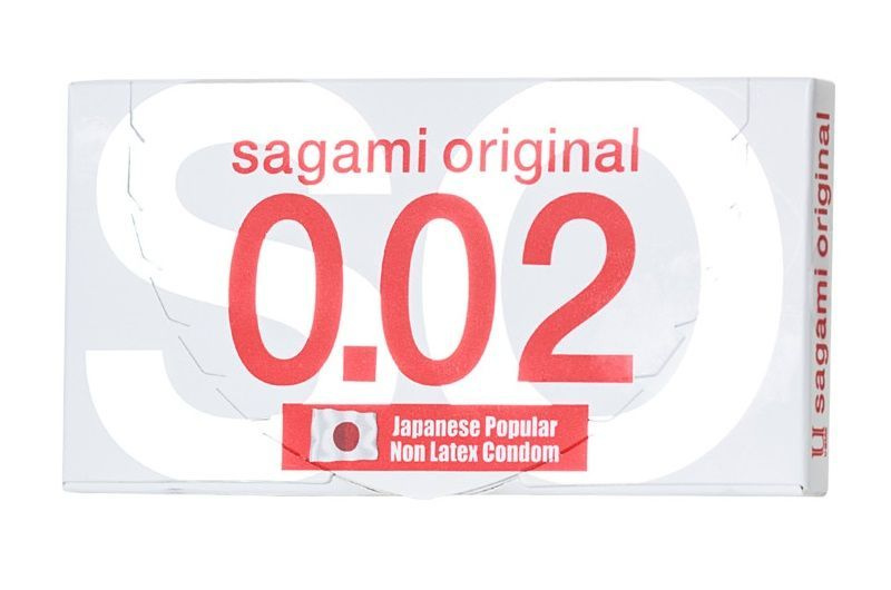 Ультратонкие презервативы Sagami Original 0.02 - 2 шт. #1