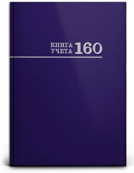 ПрофПресс Канц Книга учета A4 (21 × 29.7 см), листов: 160 #1