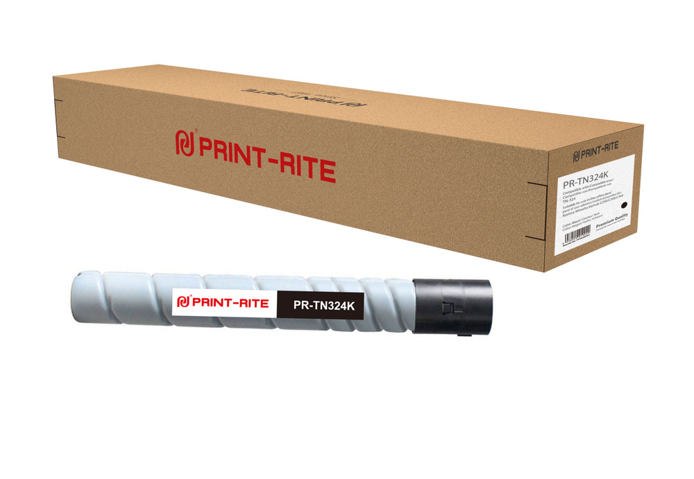 Print-Rite PR-TN324K картридж лазерный (Konica Minolta TN-324K - A8DA150) черный 28000 стр  #1