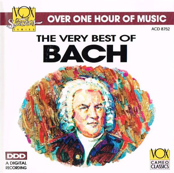 Bach - The Very Best Of Bach (US, Vox Cameo Classics, ACD 8752, 1993) CD #1