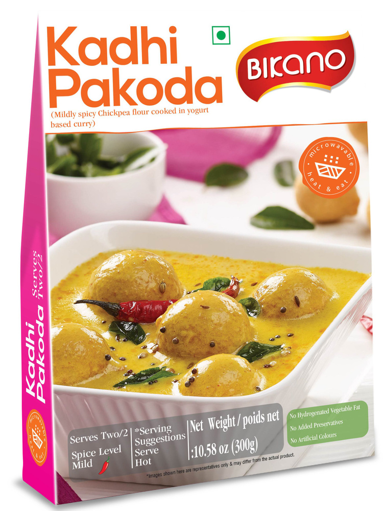 Готовое Индийское блюдо смесь из нутовой муки на основе йогурта KADHI PAKODA (Кадхи Пакода) 300гр  #1