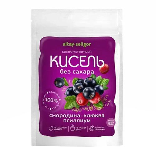 Altay Seligor, Кисель Смородина-Клюква, без сахара, 150 грамм #1