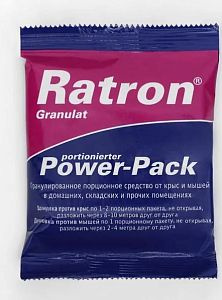 Ratron Granulat Power-Packs Гранулированное порционное средство от крыс и мышей, 40 гр  #1