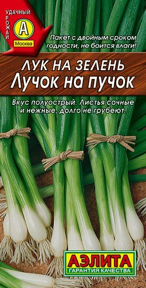 Лук на зелень "Лучок на пучок" семена Аэлита для открытого грунта и теплиц, 0,5 гр  #1