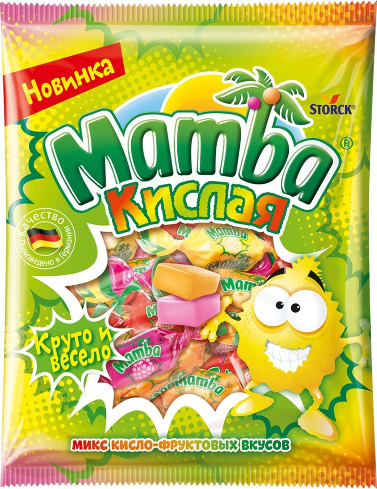 Жевательные конфеты Mamba кислая 70 г #1