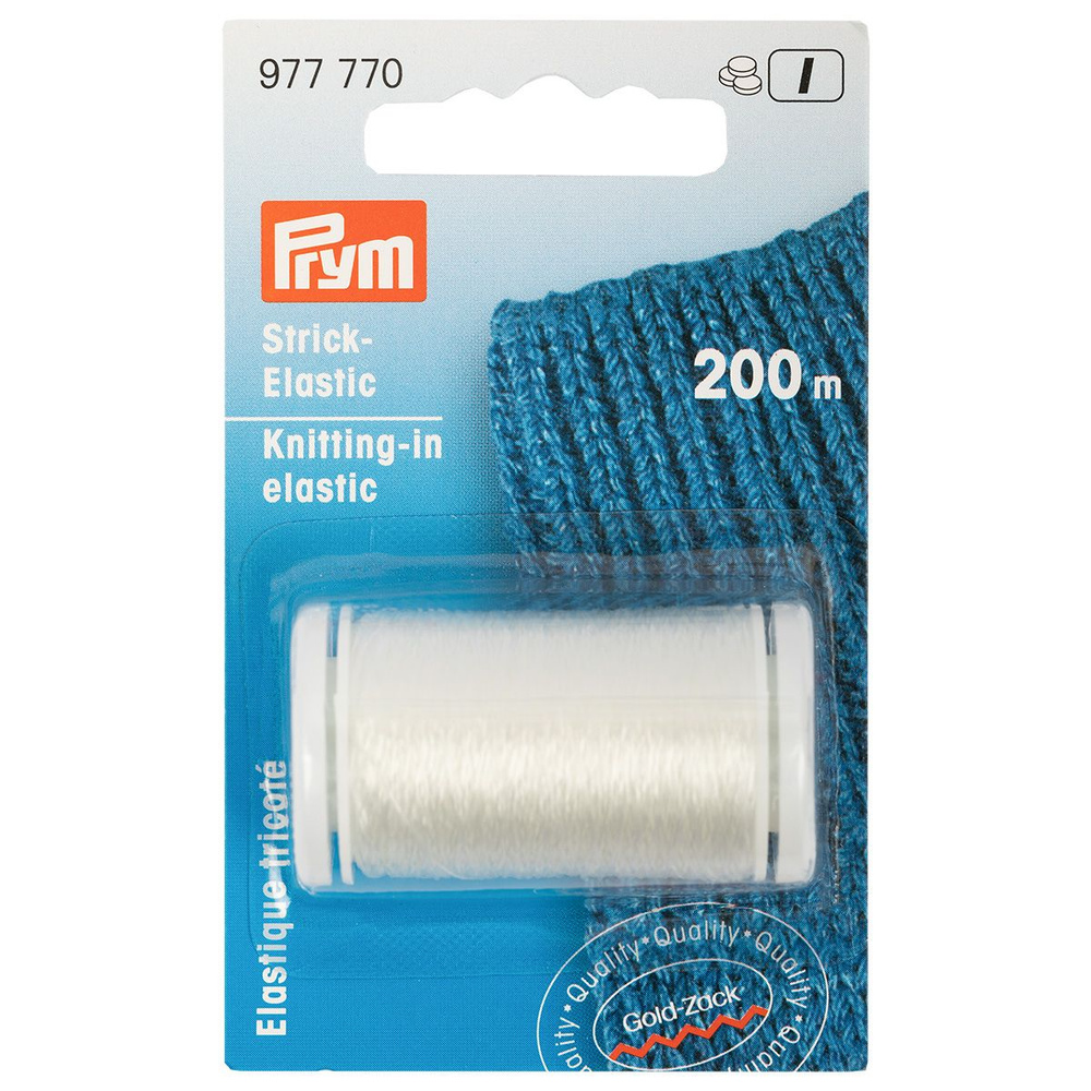 Для вязания "PRYM" 977770 нить эластичная d 0.2 мм прозрачная #1