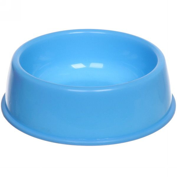 Миска пластиковая "Радуга-Пэт" 18х6см цвет голубой #1
