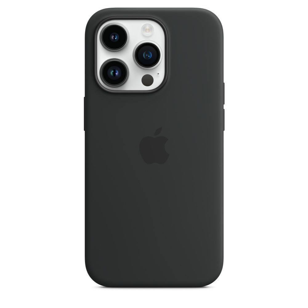 Чехол силиконовый Apple iPhone 14 Pro Silicone Case Midnight (Тёмная ночь) MPTE3ZM/A  #1