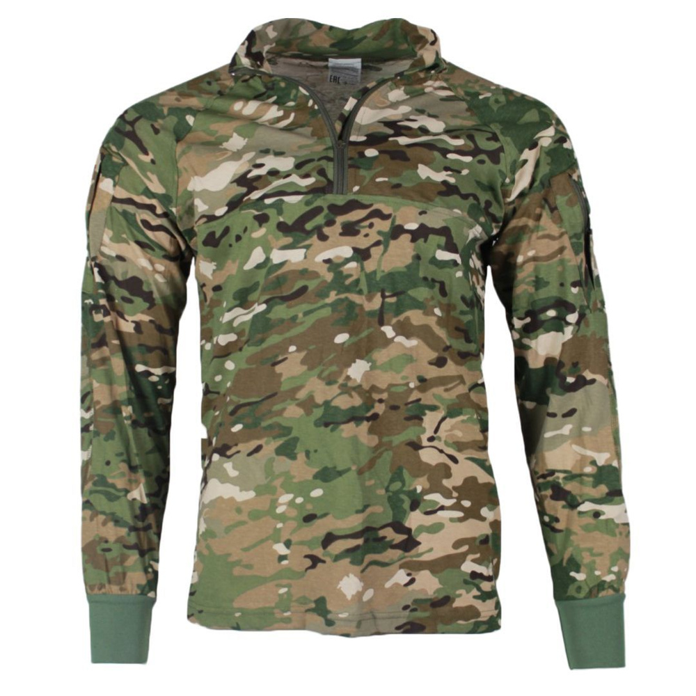 Тактическая рубашка (боевая рубаха) облегченная хлопковая (хб) в камуфляже Спецназа (ССО, СпН) Мультикам #1