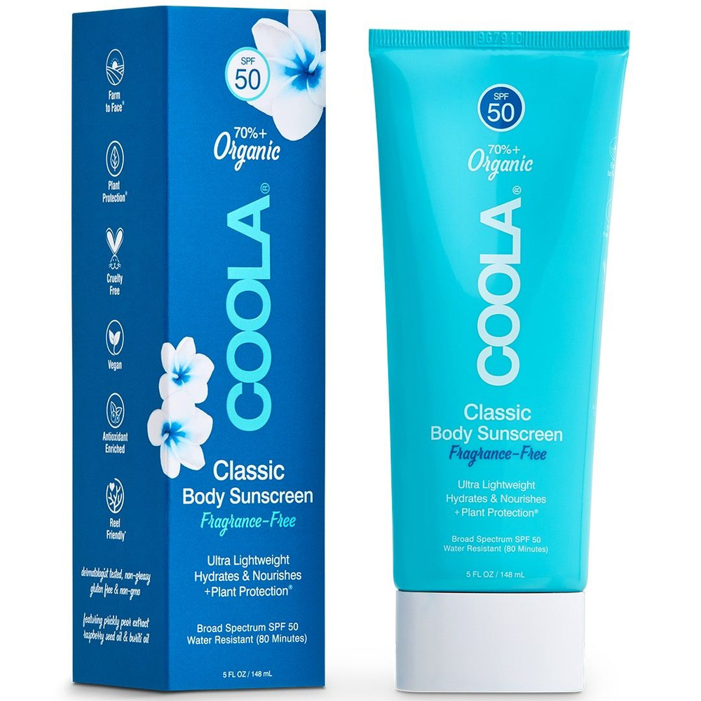 Coola classic body spf 50 без запаха 148мл - купить с доставкой по ...