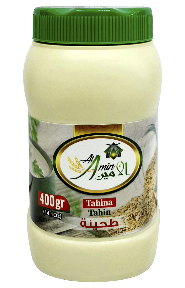 Турецкая натуральная кунжутная паста Тахини/Тахин, "AlAmin", sesame paste Tahina/Tahin, 400гр.  #1