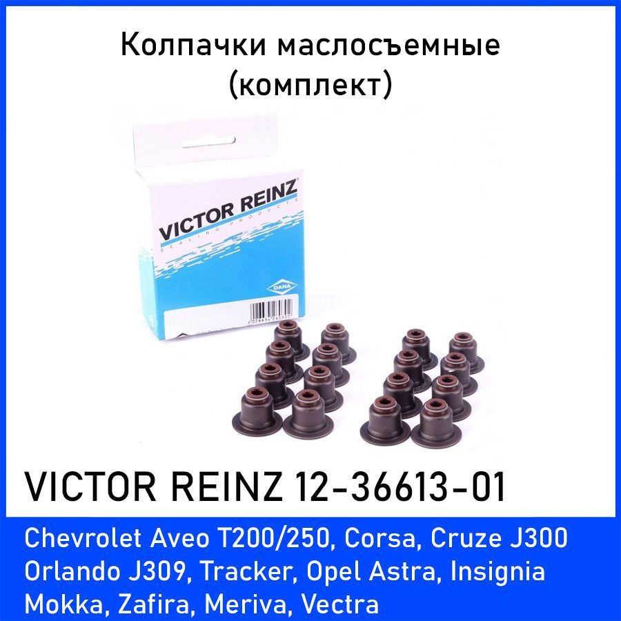 Колпачки маслосъемные Victor Reinz 12-36613-01 #1