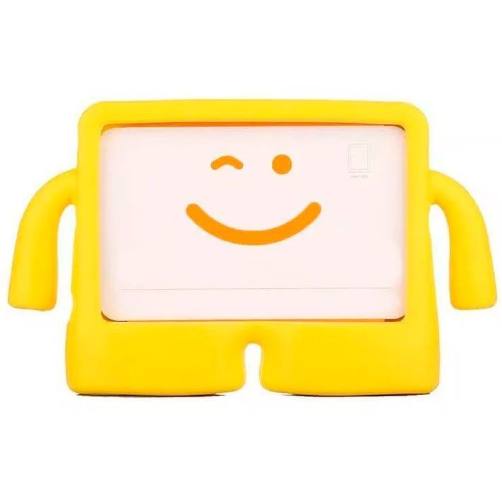 Чехол накладка iPad mini 2/3/4/5 детский с ручками желтый #1