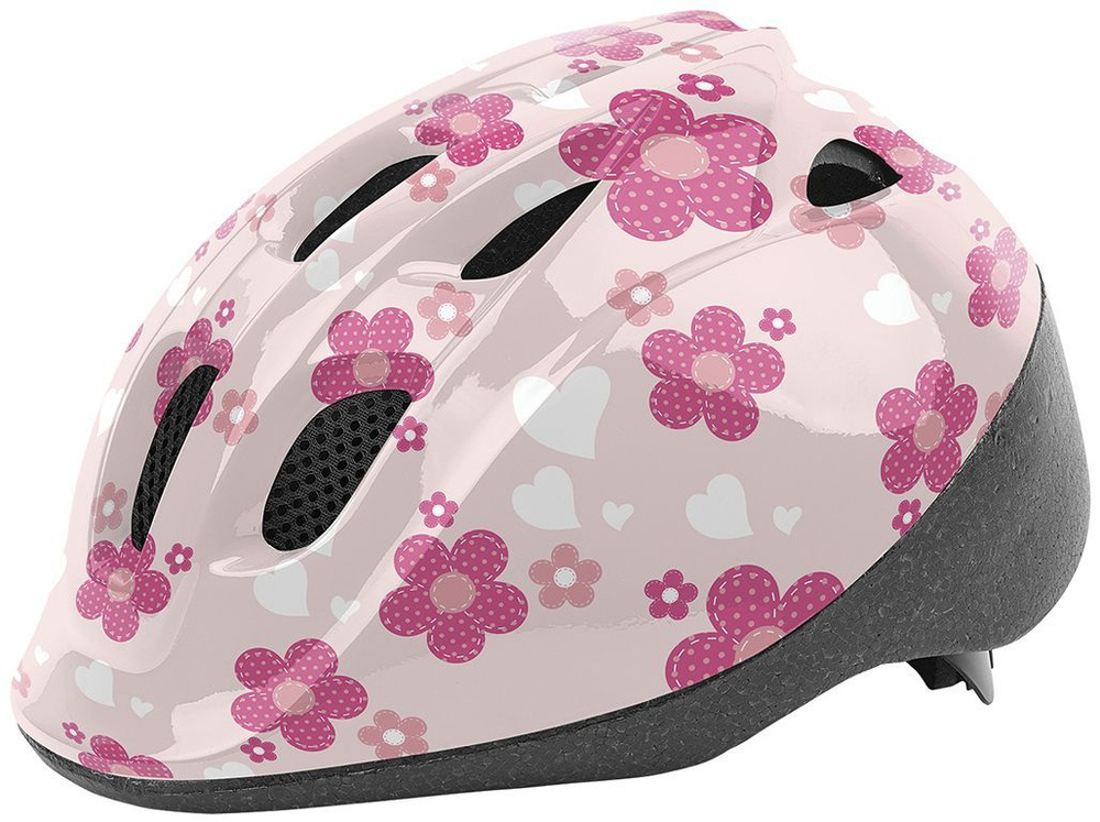 Детский велосипедный шлем Ok Baby Flower , размер 46-54 #1