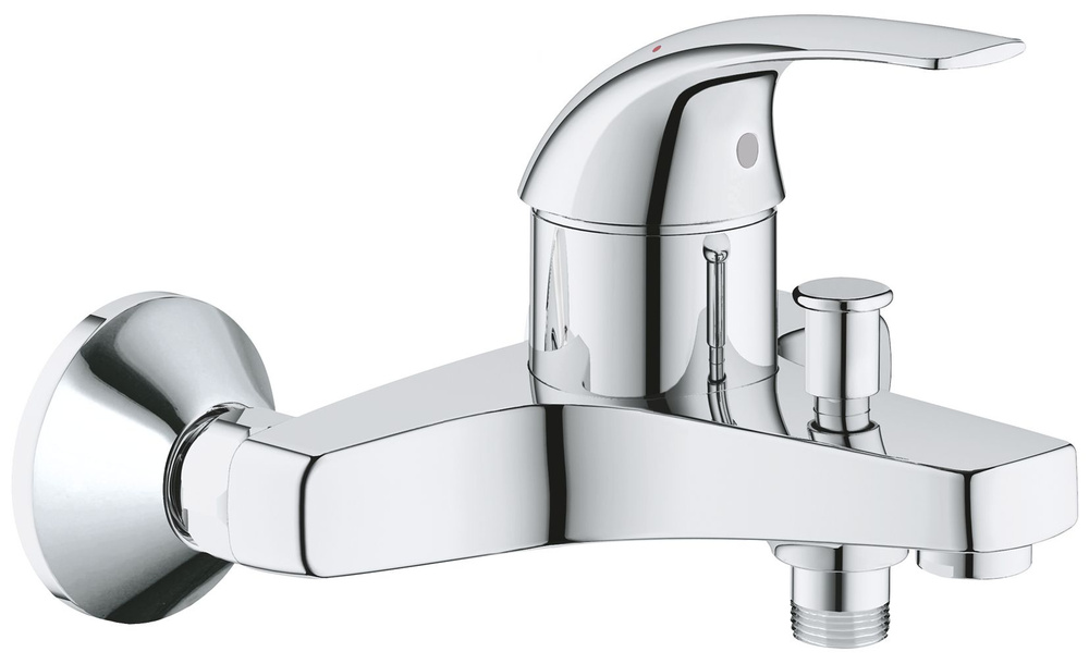 Смеситель для ванны GROHE Start Curve, настенный монтаж, хром (23768000). Товар уцененный  #1