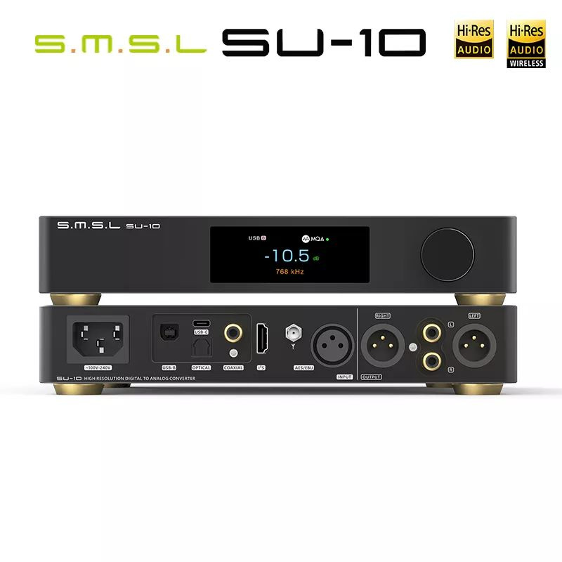 SMSL SU-10 Поддержка декодера MQA MQA-CD Dual ES9038PRO XMOS316 ЦАП 32 бит/768 кГц DSD512 Поддержка LDAC, #1