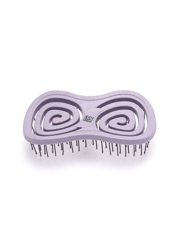 Расческа для волос массажная / Щетка для волос Dewal Beauty, с нейлоновым штифтом, DBEF35-Violet  #1