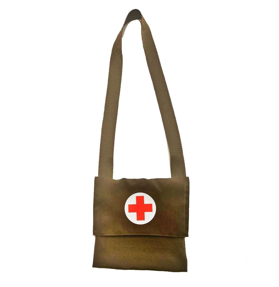 Карнавальная сумка медсестры для костюма санитарки на 9 мая  #1