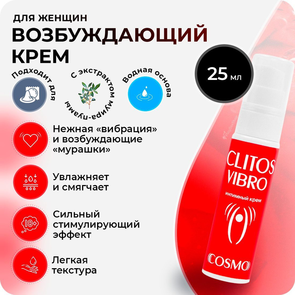 Возбуждающий крем для женщин Clitos Vibro Cream - 25 гр. Биоритм #1