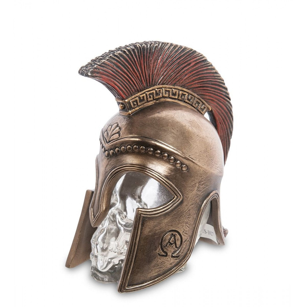 Флакон "Спартанский шлем на стеклянном черепе" WS-1027 Veronese 906350  #1