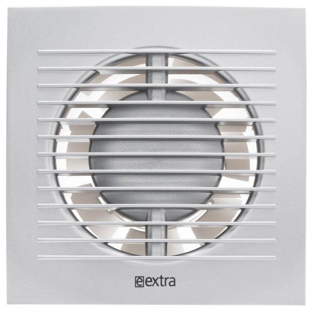 Вентилятор вытяжной 100 мм, Europlast EE100S серебро (для ванной, кухни, санузла), накладной  #1