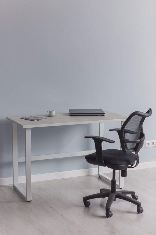 Стол компьютерный Good Desk Loft,размер 160х80х75 см, цвет белый крафт, цвет ножек белый  #1