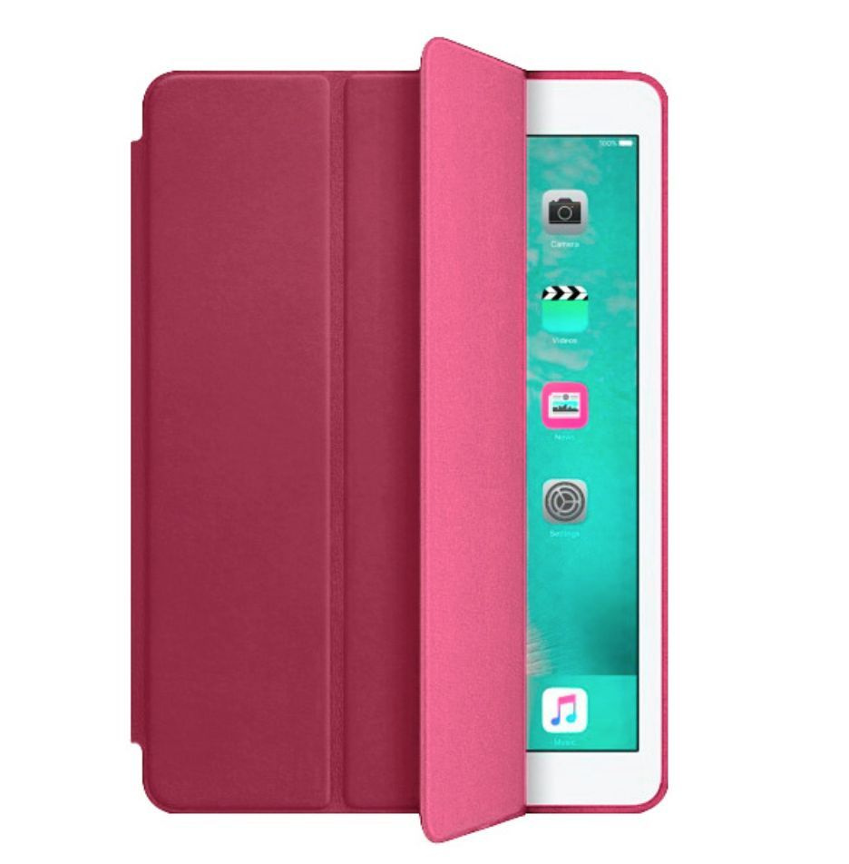 Чехол для iPad Air 1 / iPad 2017 / 2018 диагональ 9.7 бренд BRONKA серия Smart Case Leather кожаный  #1