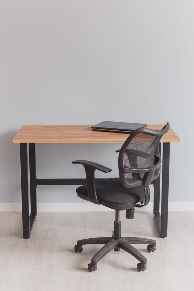 Стол компьютерный Good Desk Loft,размер 120х70х75 см, цвет дуб золотой, цвет ножек черный  #1