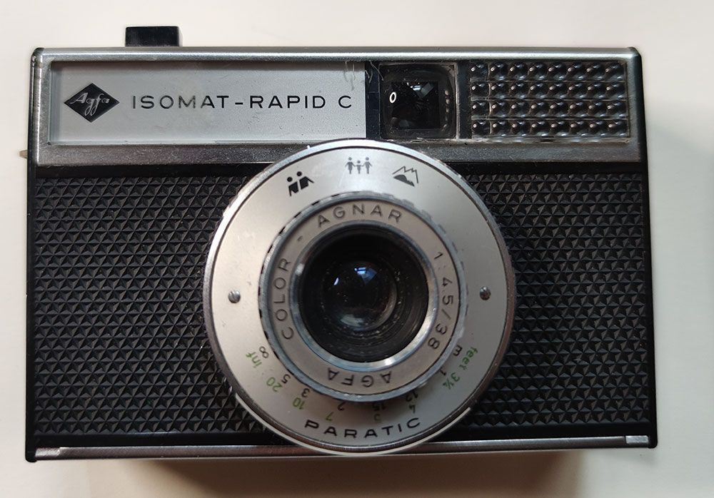 Агфа Agfa Isomat Rapid C , пленочный фотоаппарат формата Рапид #1