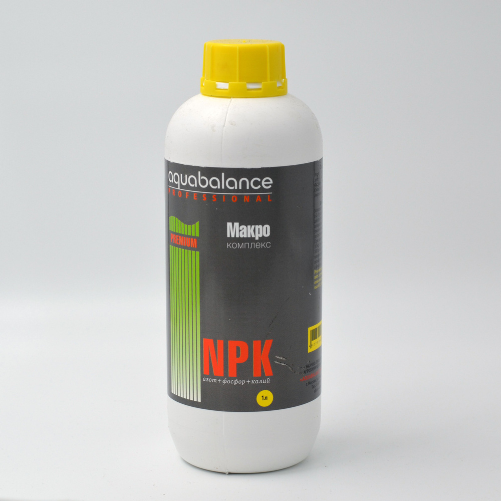 Aquabalance Premium "Макро-комплекс NPK" 1л - удобрение для аквариумных растений (азот,фосфор,калий) #1
