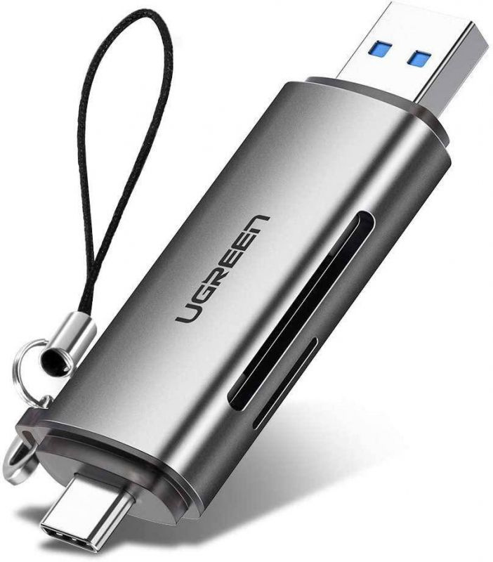 Карт-ридер Ugreen USB Type-C + USB-A 3.0 для TF/SD 50706 #1