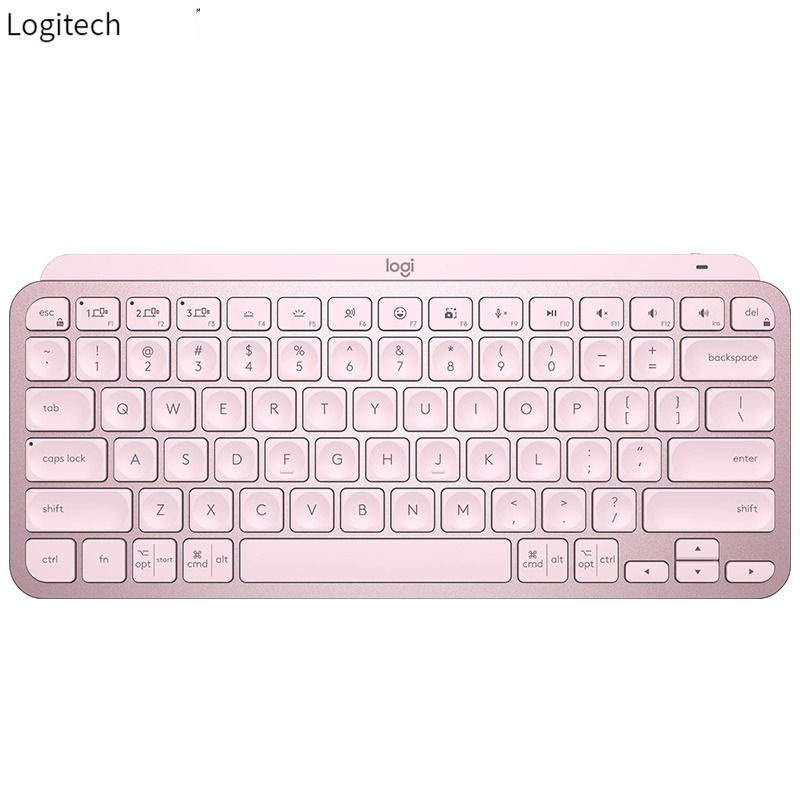 Logitech Игровая клавиатура Logitech Keys mini for mac PIN, Английская раскладка, розовый  #1