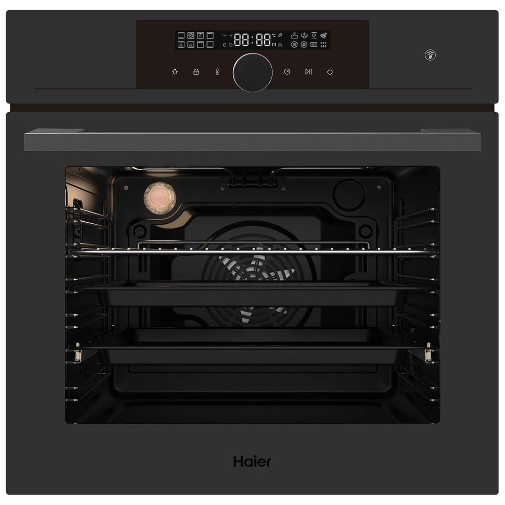 Haier  духовой шкаф HOX-FP5RAGG Graphite, 56.4 см #1